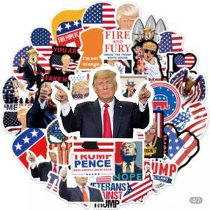 Set of 50 President Trump MAGA Vinyl Stickers